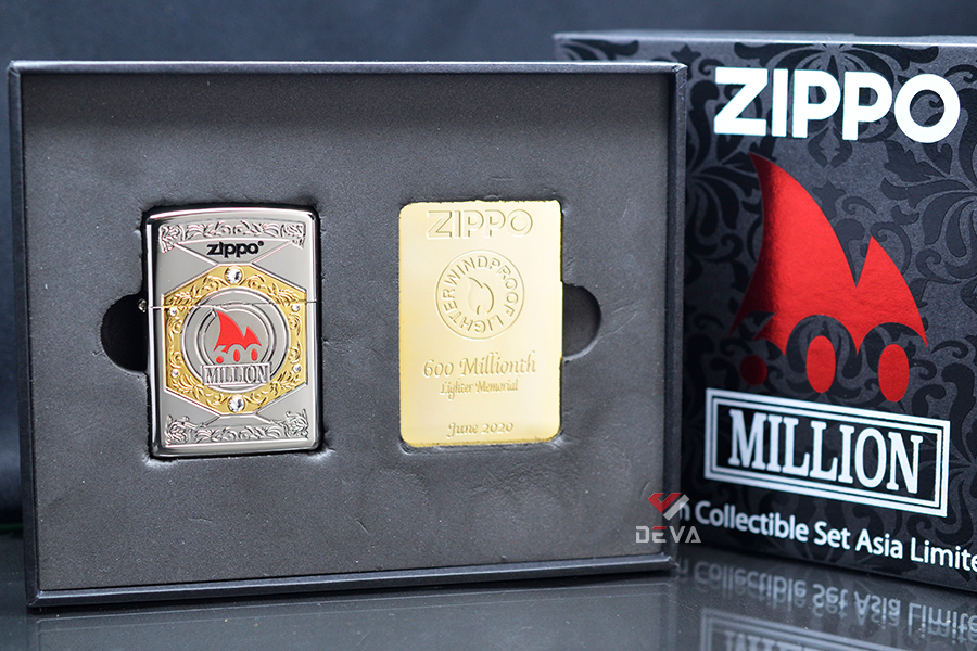 Set Zippo kỷ niệm chiếc bật lửa 600 triệu bản giới hạn Asia Z373