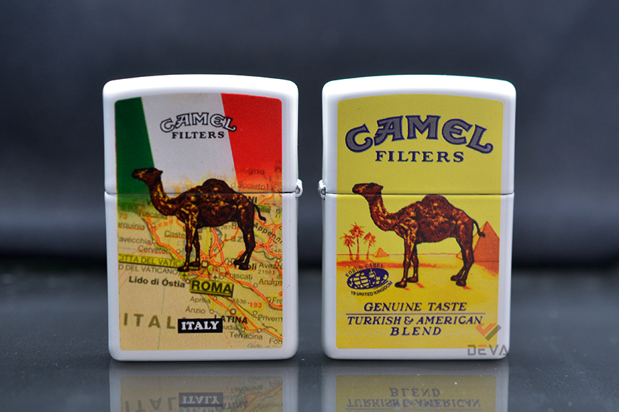 Set Zippo 18 Chiếc Sơn Chủ Đề Camel Các Quốc Gia