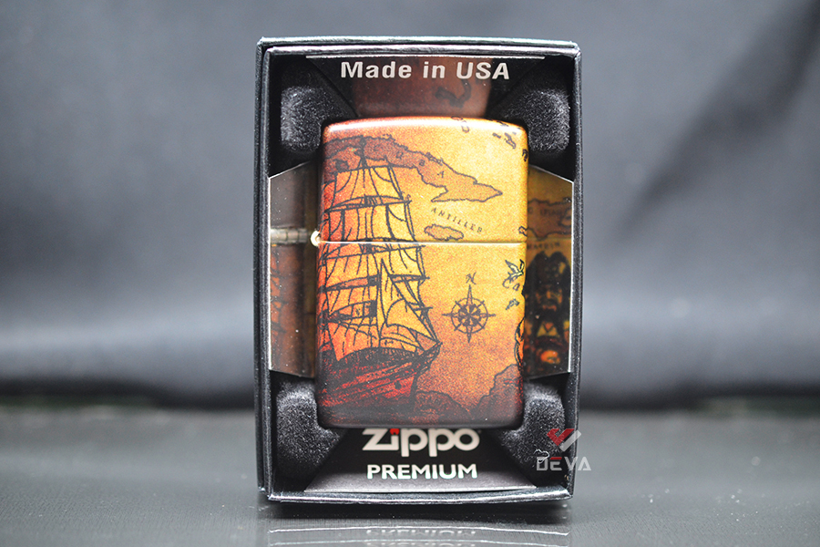 Zippo Premium sơn 5 mặt chủ đề Cướp Biển Z362